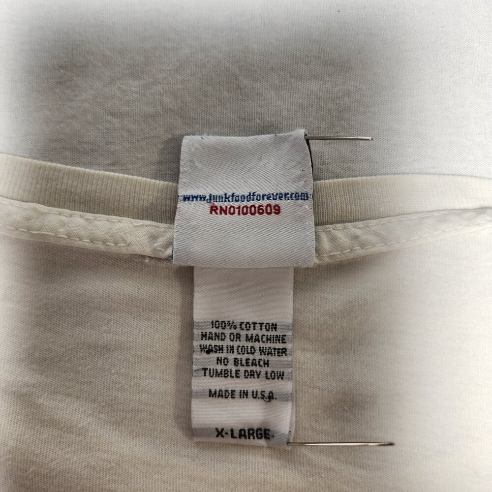 RARE Vintage MR. DIZZY 2007 Sun Faded White Cartoon T-Shirt Size X-Large U.S.A. - Picture 15 of 17